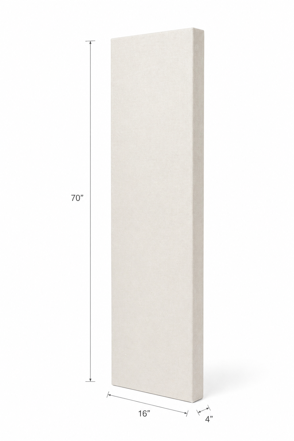 White acoustic panel